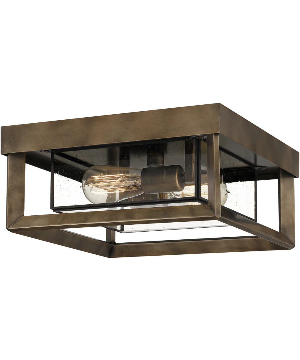 Infinger 2-light Semi Flush Mount Statuary Bronze - Image 2