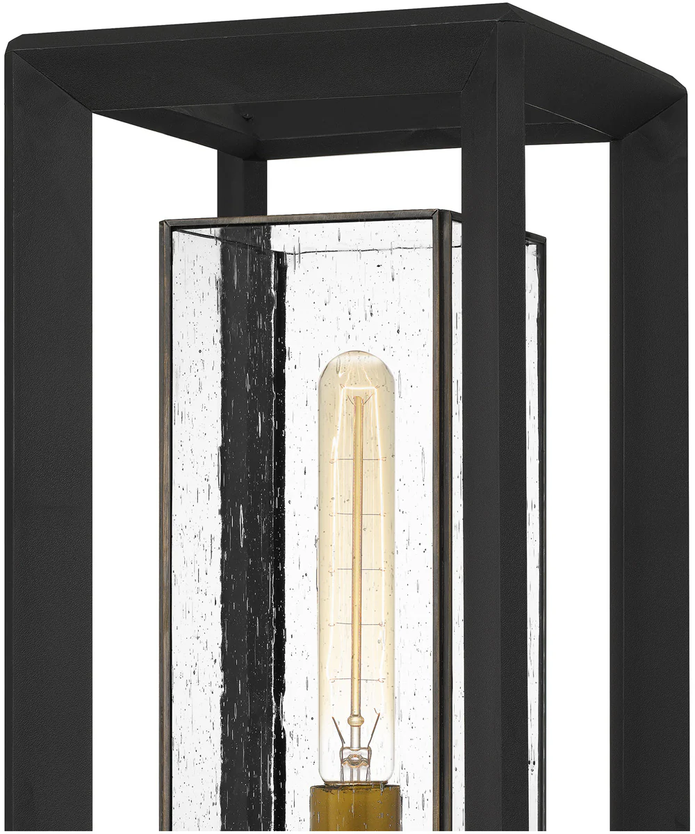 Infinger Large 1-light Outdoor Post Light Coastal Armour Earth Black - Image 6