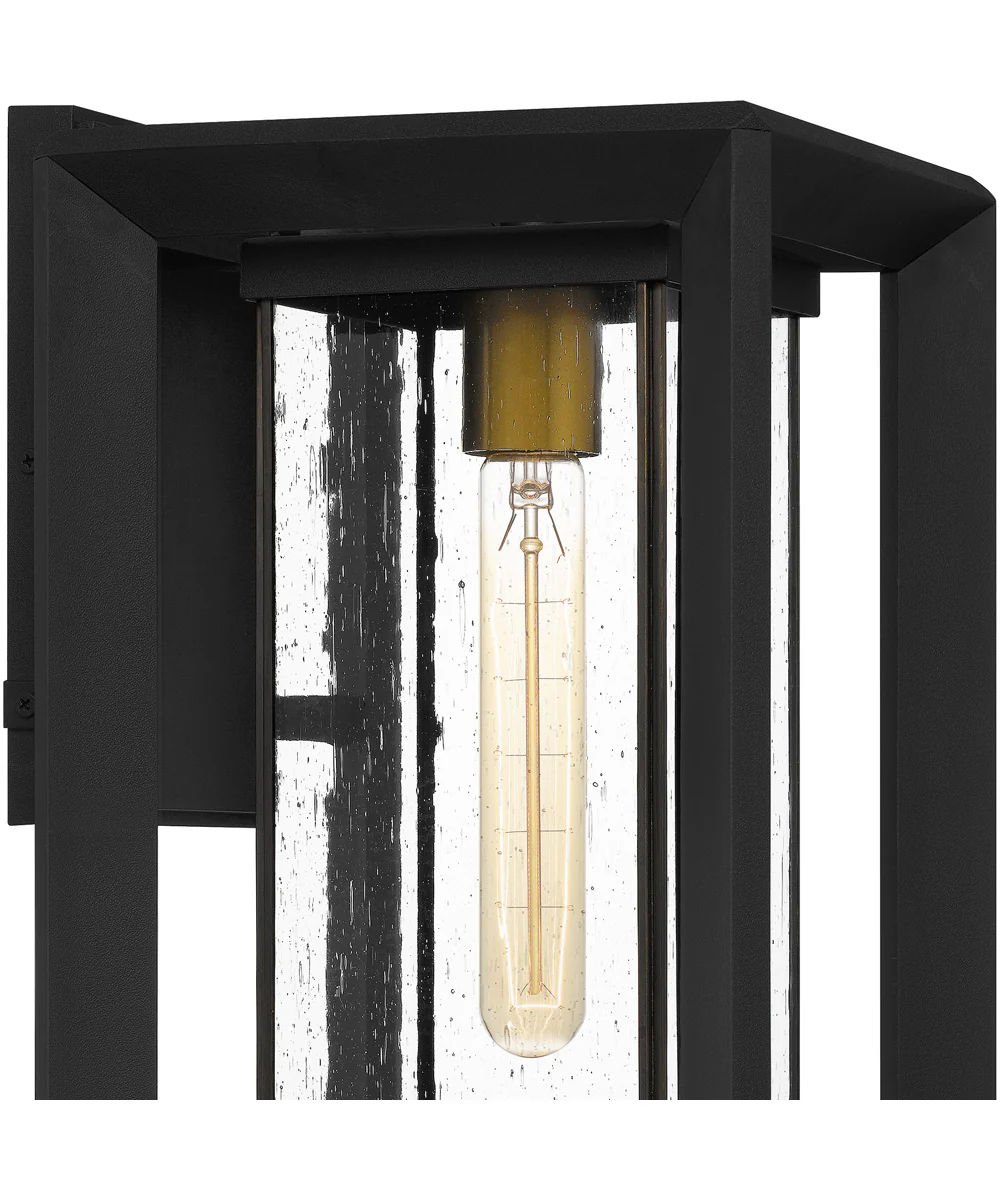 Infinger Large 1-light Outdoor Wall Light  Coastal Armour Earth Black - Image 6