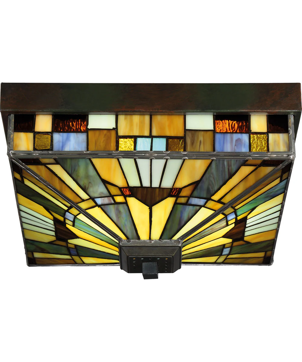 Inglenook 3-light Flush Mount Valiant Bronze - Image 5