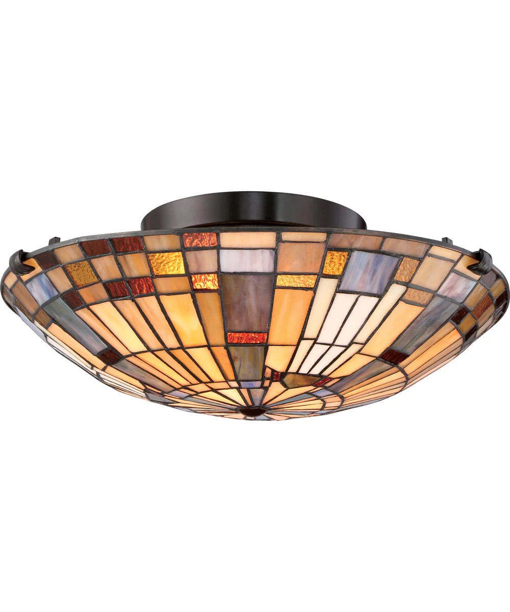 Inglenook Medium 2-light Flush Mount Valiant Bronze - Image 4