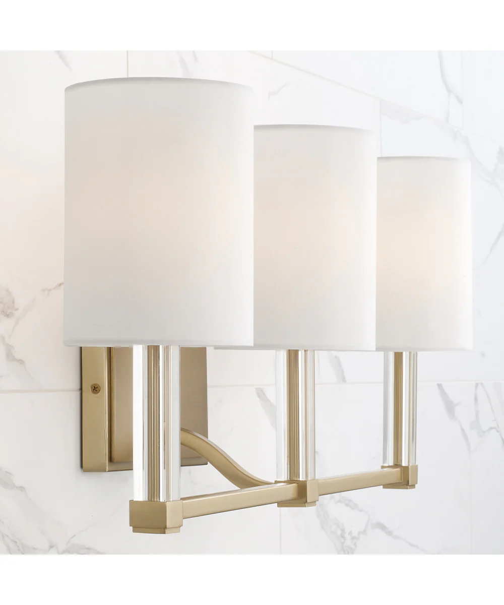 Ingrid 3-Light Vanity Matte Brass - Image 6