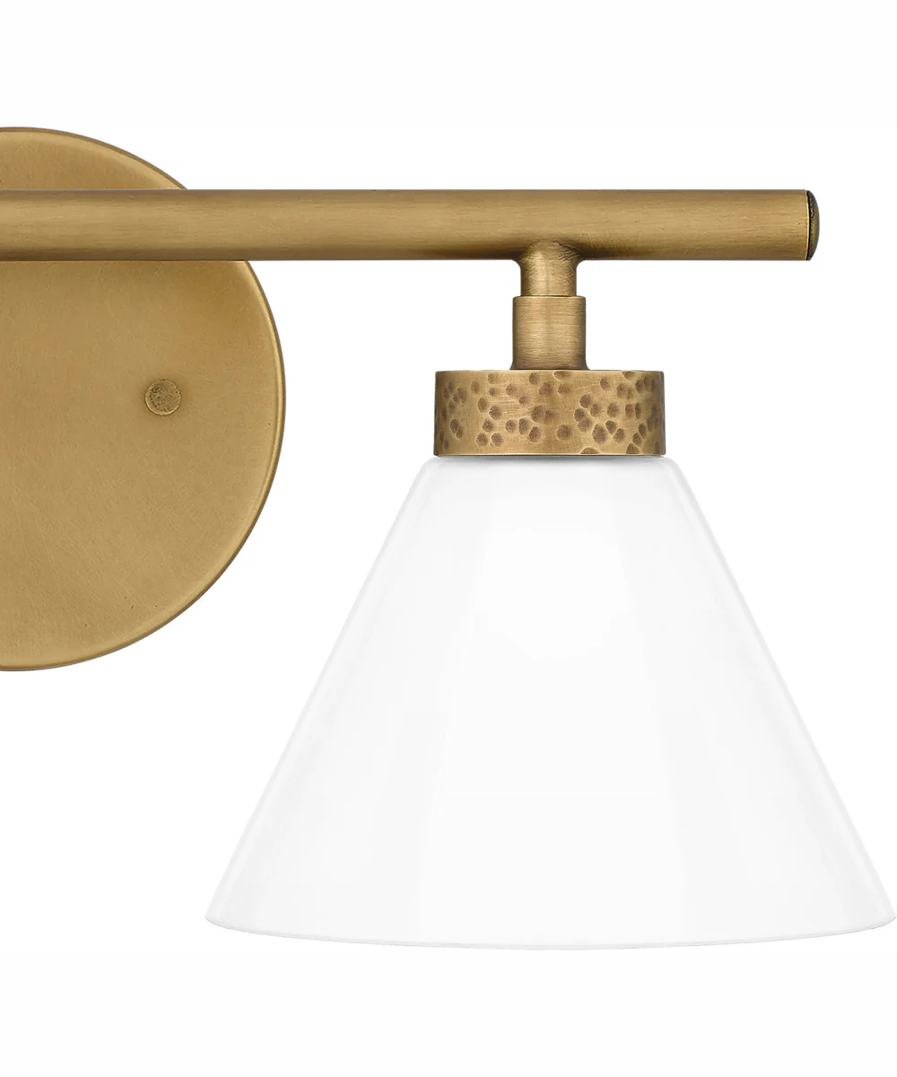 Ira Medium 2-light Bath Light Weathered Brass - Image 6