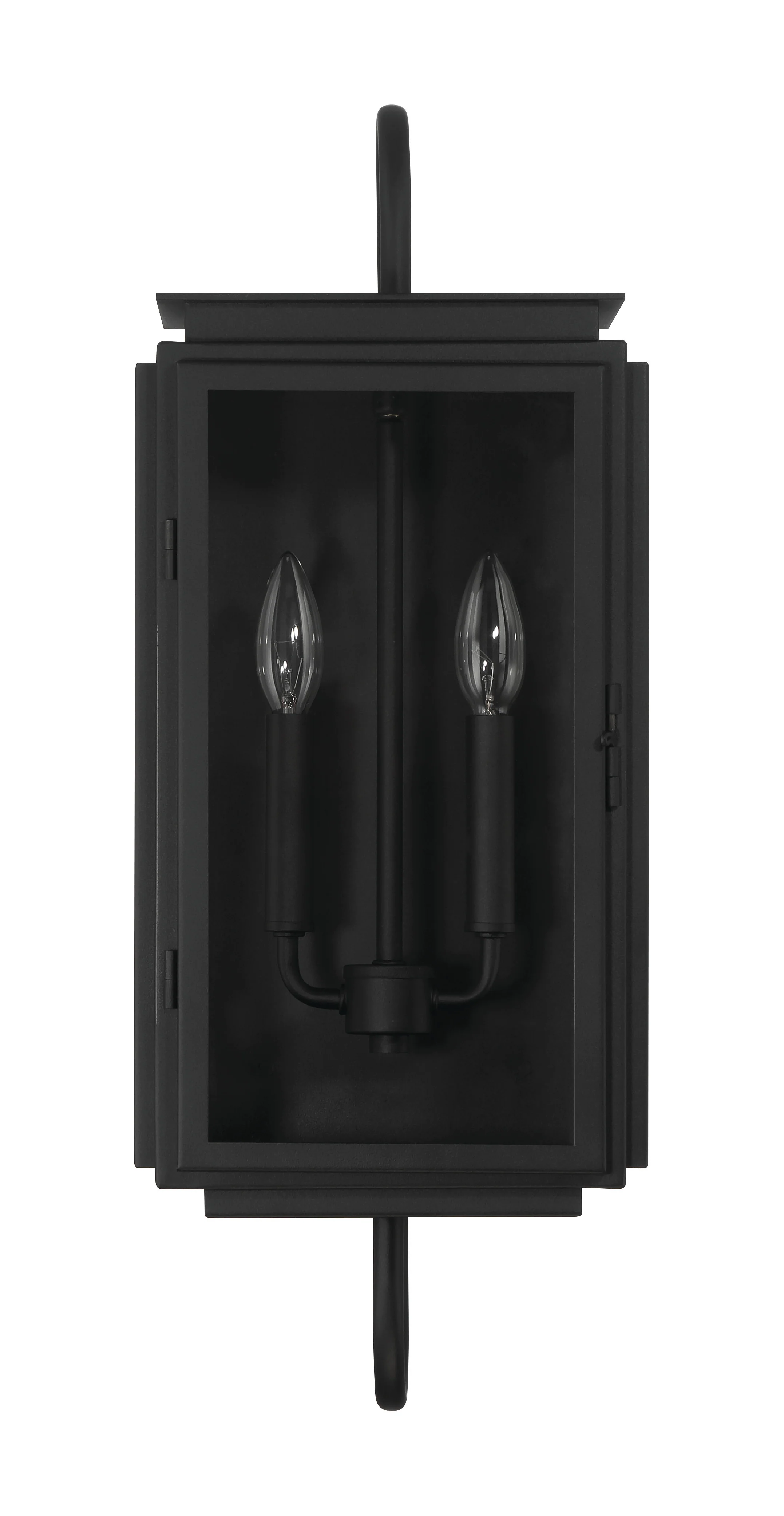 Irving 2-Light Outdoor Lighting Textured Black