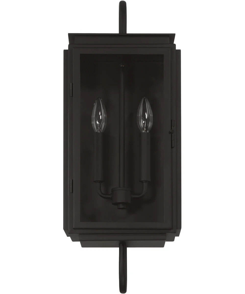 Irving 2-Light Outdoor Lighting Textured Black - Image 3