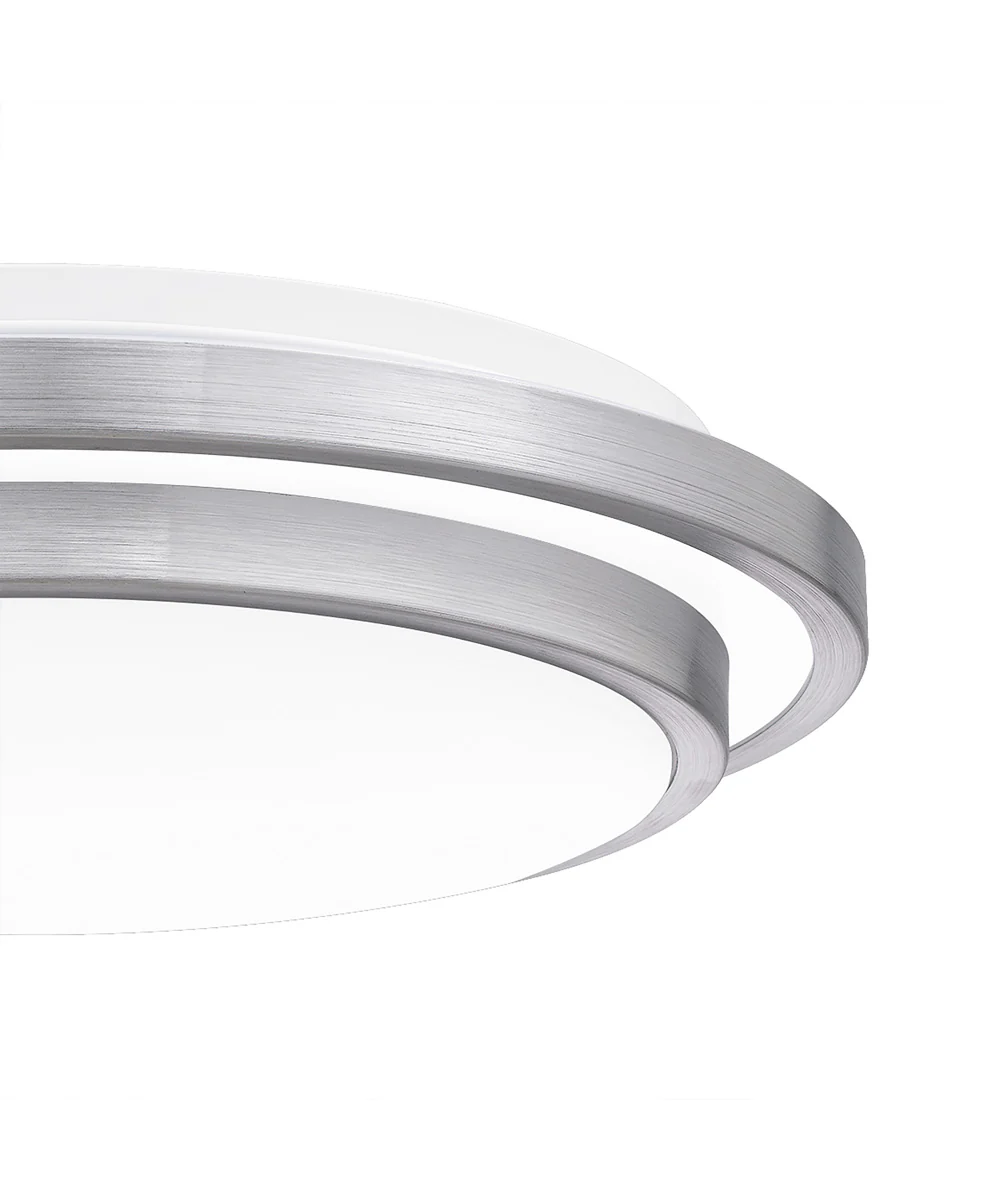 Irving Semi Flush Mount Brushed Aluminum - Image 6