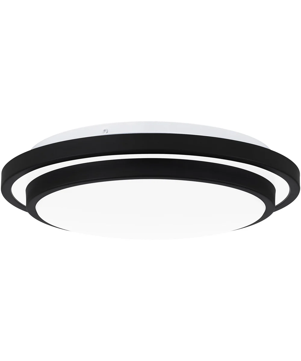 Irving  Semi Flush Mount Matte Black