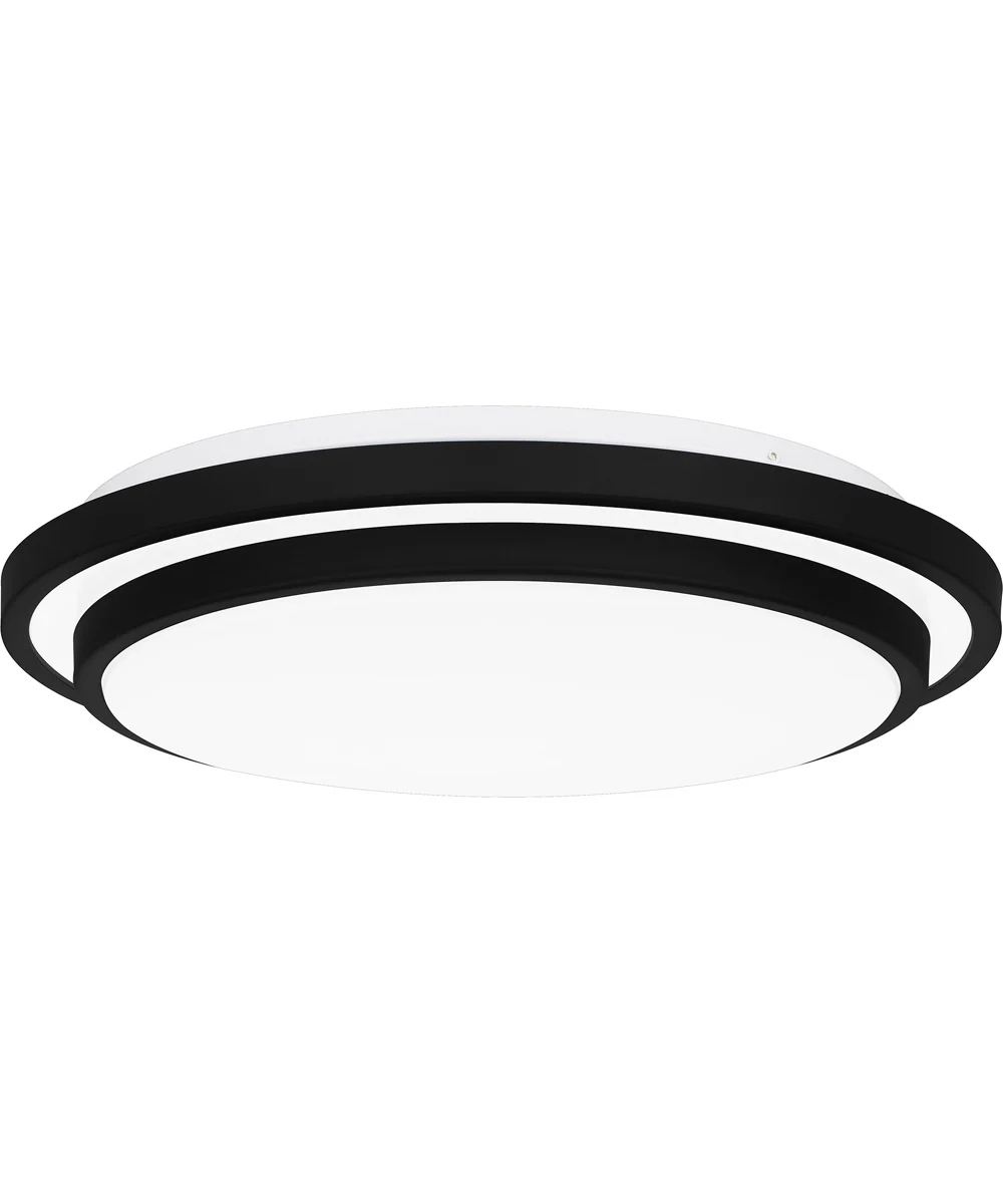 Irving Semi Flush Mount Matte Black
