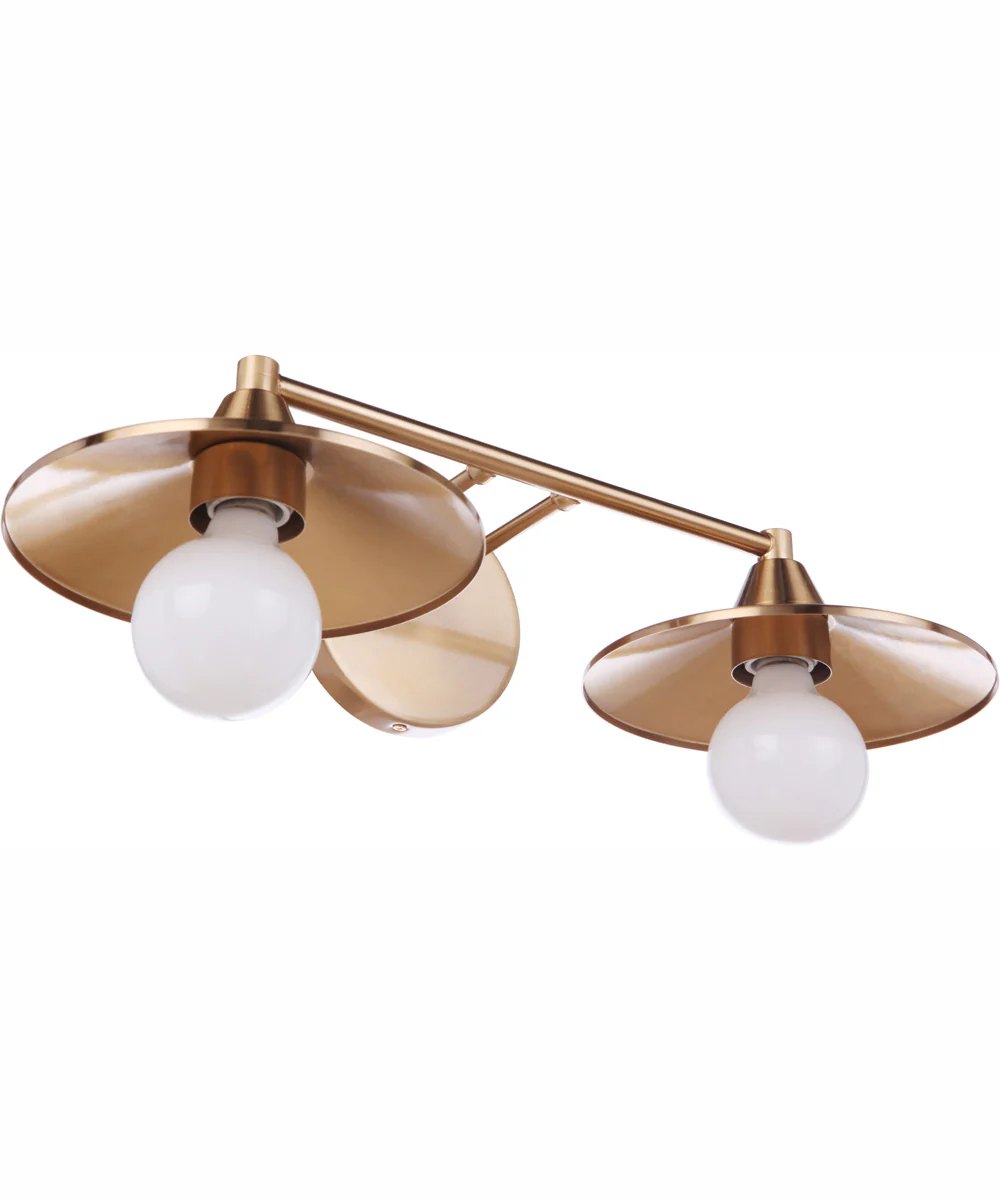 Isaac 2-Light Vanity Satin Brass - Image 5