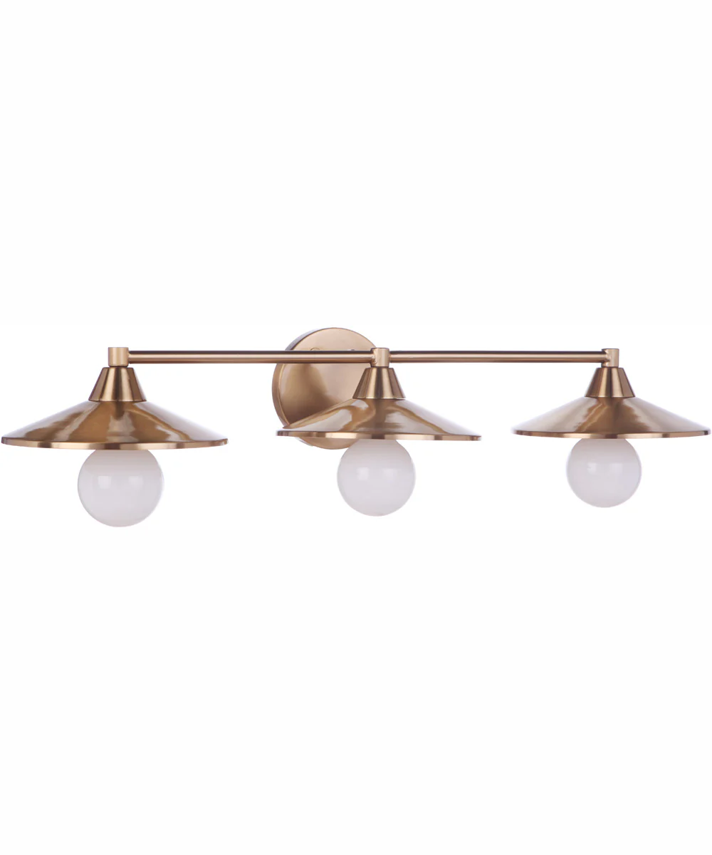 Isaac 3-Light Vanity Satin Brass - Image 3