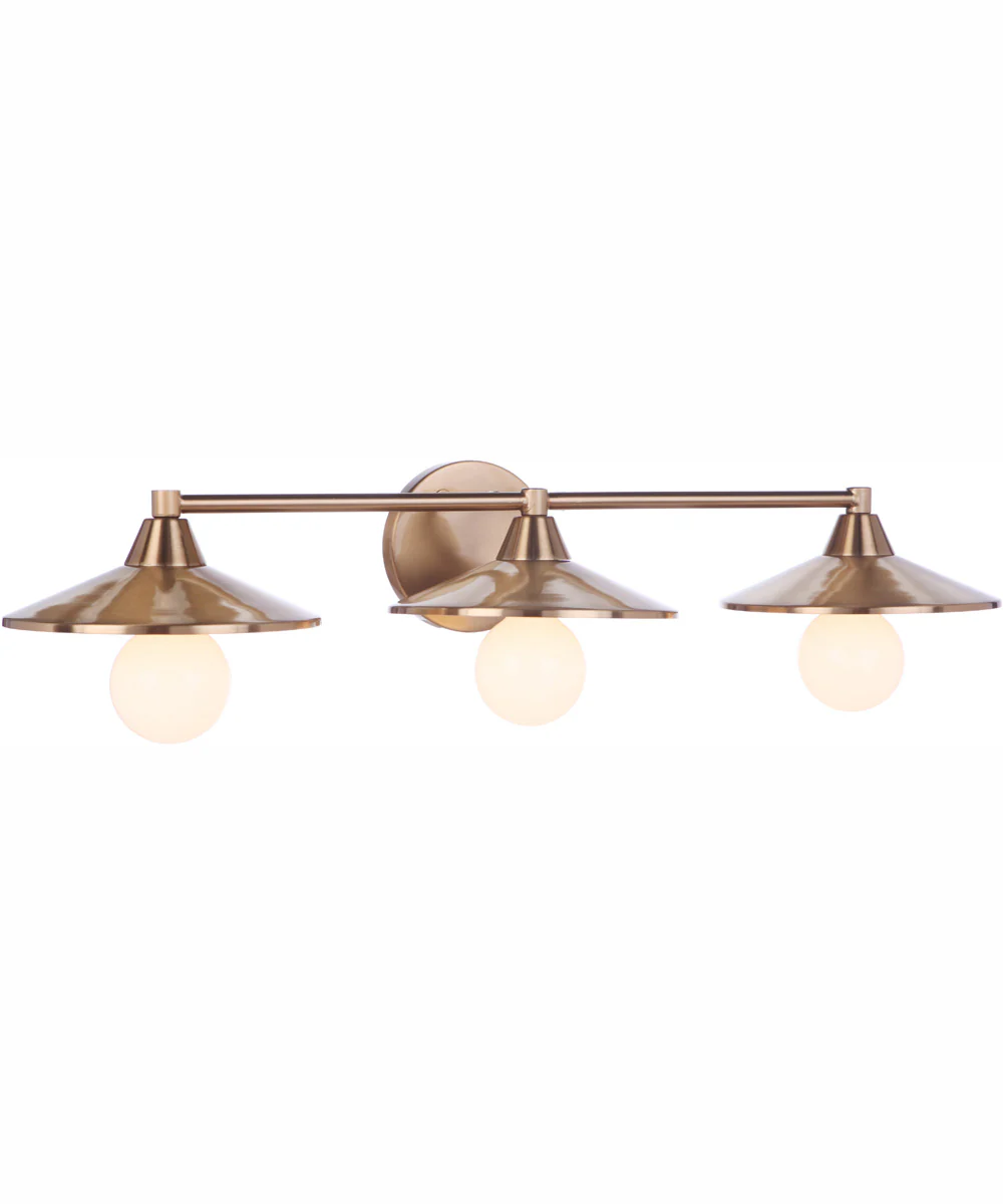 Isaac 3-Light Vanity Satin Brass - Image 4