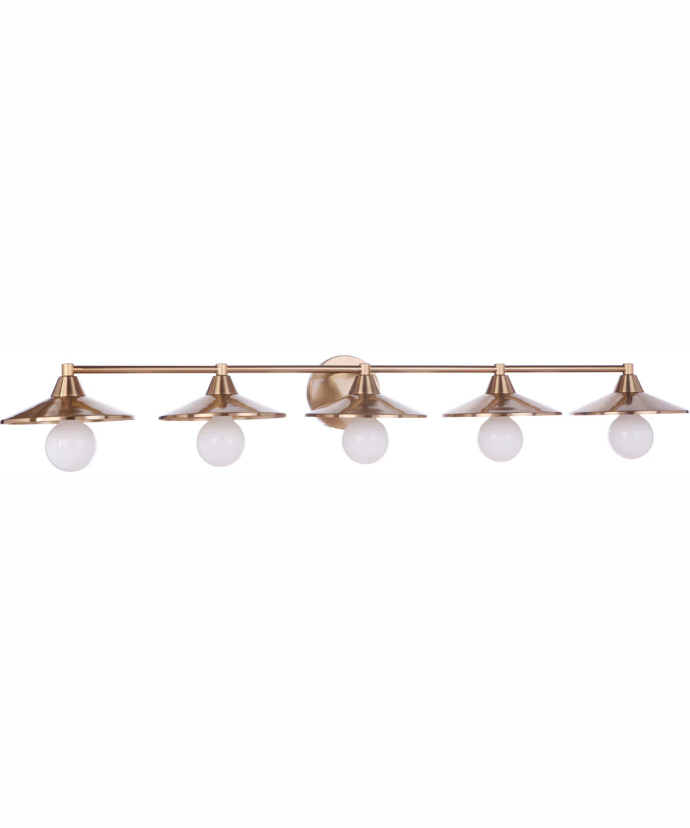 Isaac 5-Light Vanity Satin Brass - Image 3