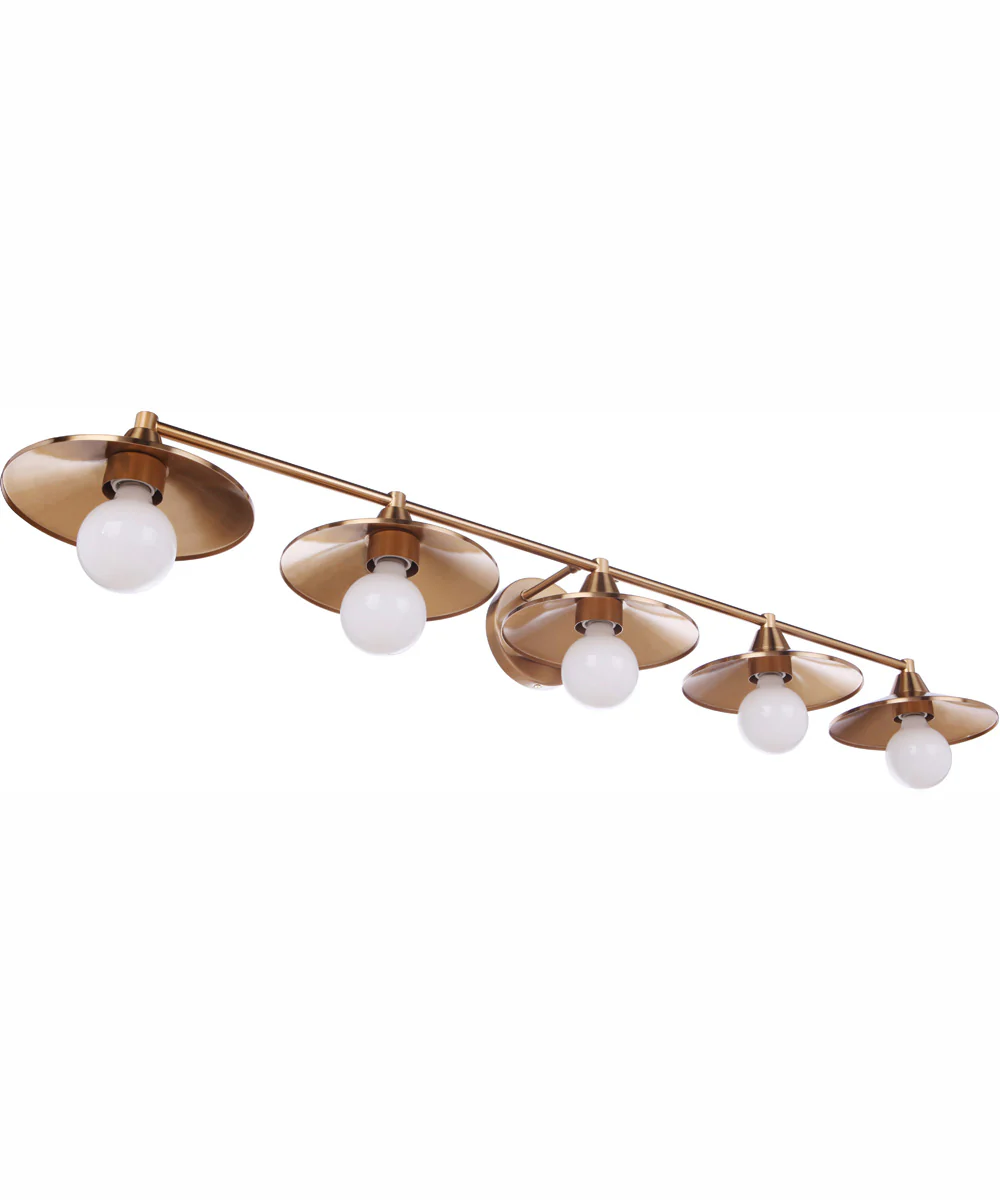 Isaac 5-Light Vanity Satin Brass - Image 5