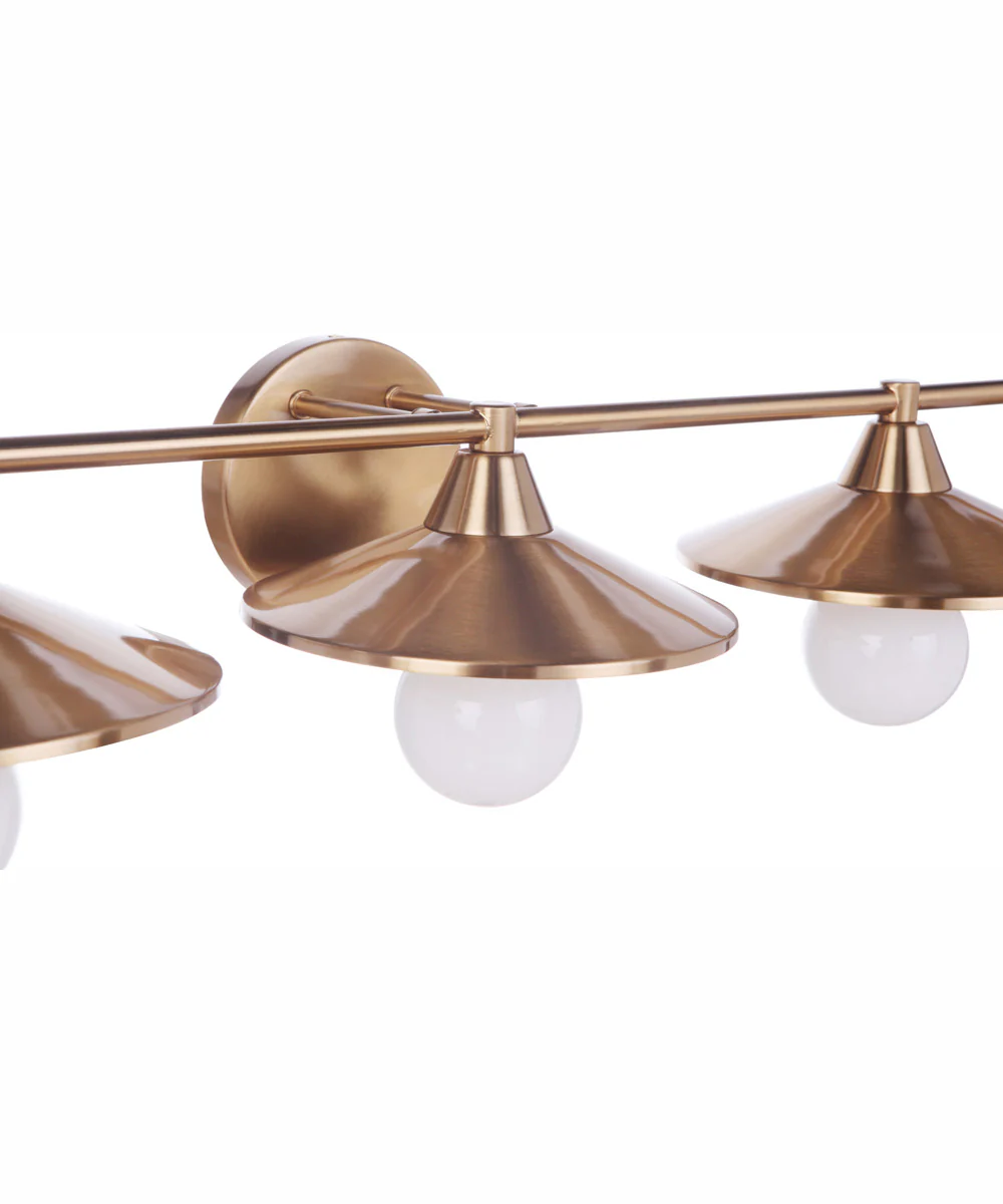 Isaac 5-Light Vanity Satin Brass - Image 7