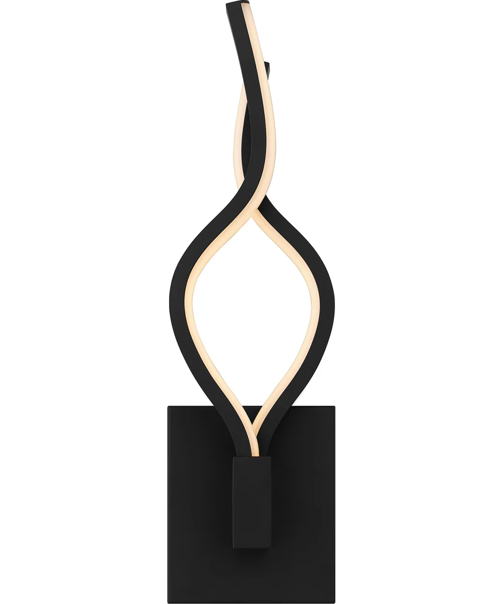 Isadora Small Wall Sconce Matte Black - Image 3
