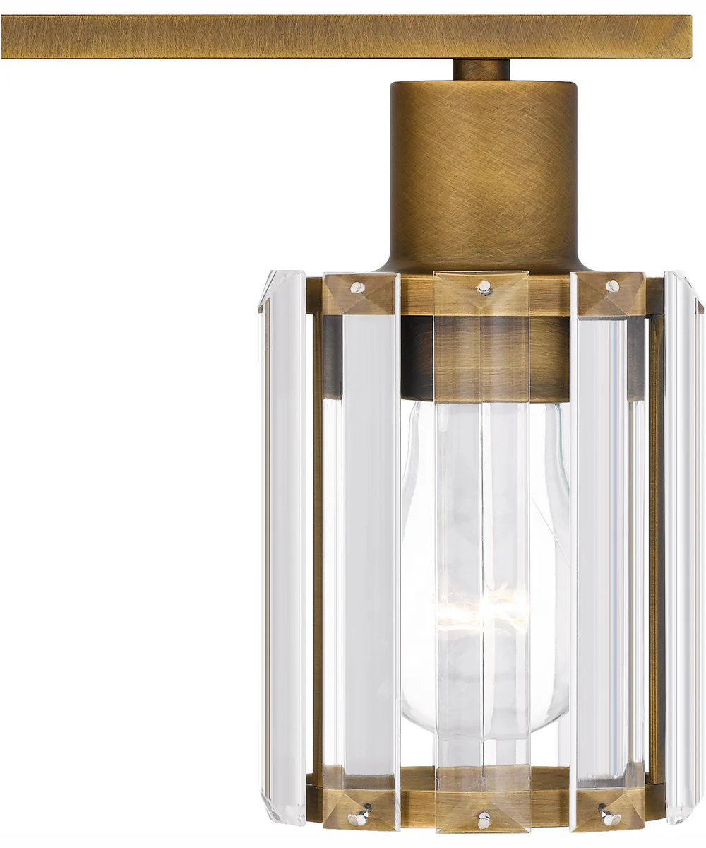 Isla Extra Large 4-light Bath Light Weathered Brass - Image 6