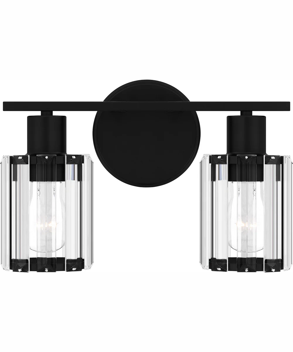 Isla Medium 2-light Bath Light Matte Black - Image 2