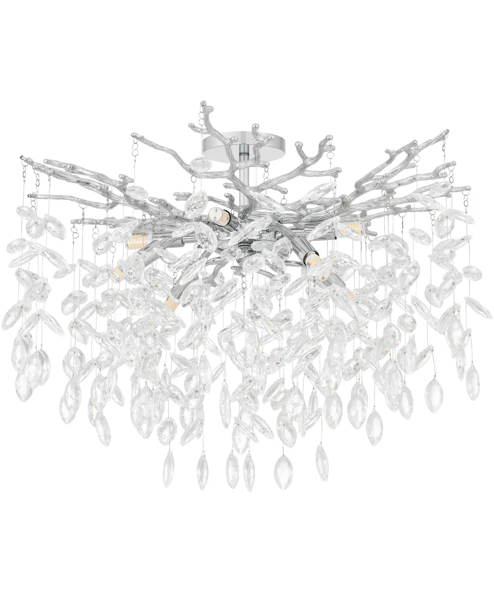 Isobel 8-light Semi Flush Mount Polished Chrome - Image 3