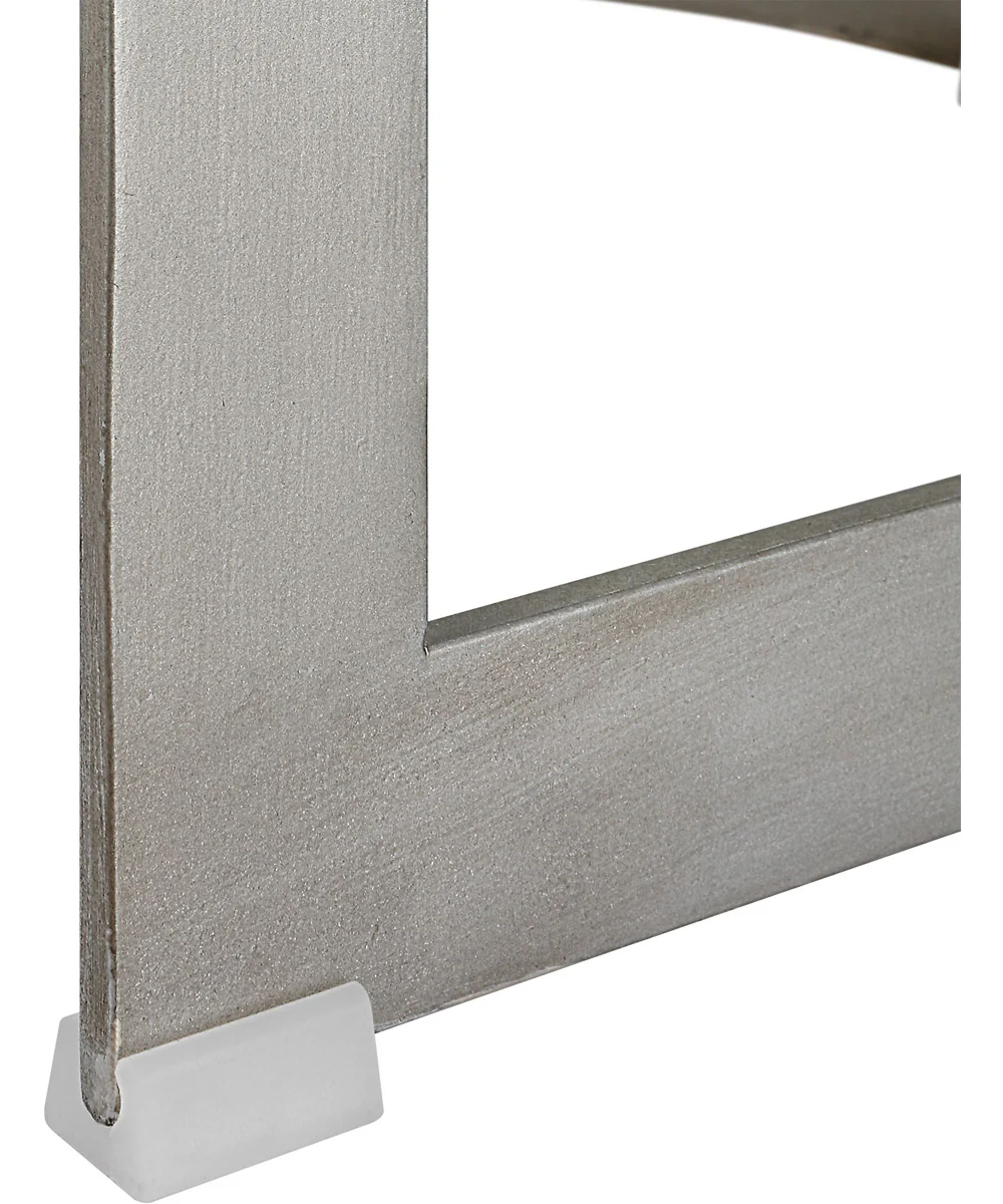 Ivanna Backless Silver Counter Stool - Image 8