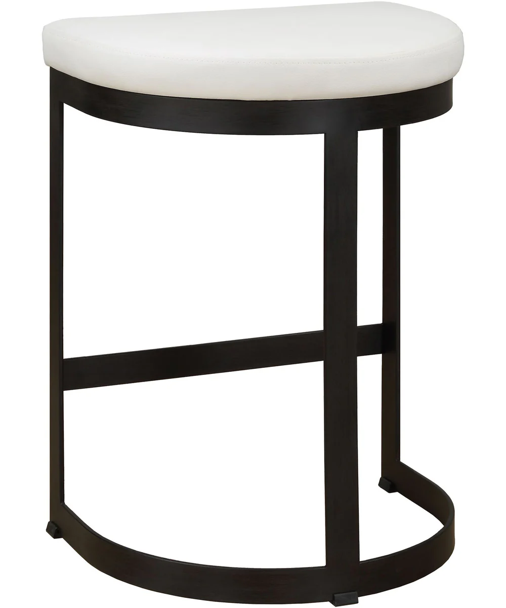 Ivanna White Counter Stool - Image 6