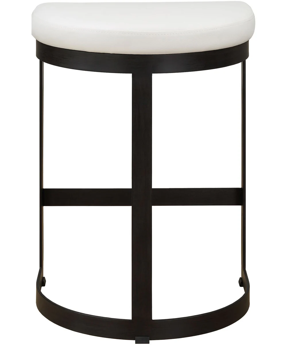Ivanna White Counter Stool - Image 7