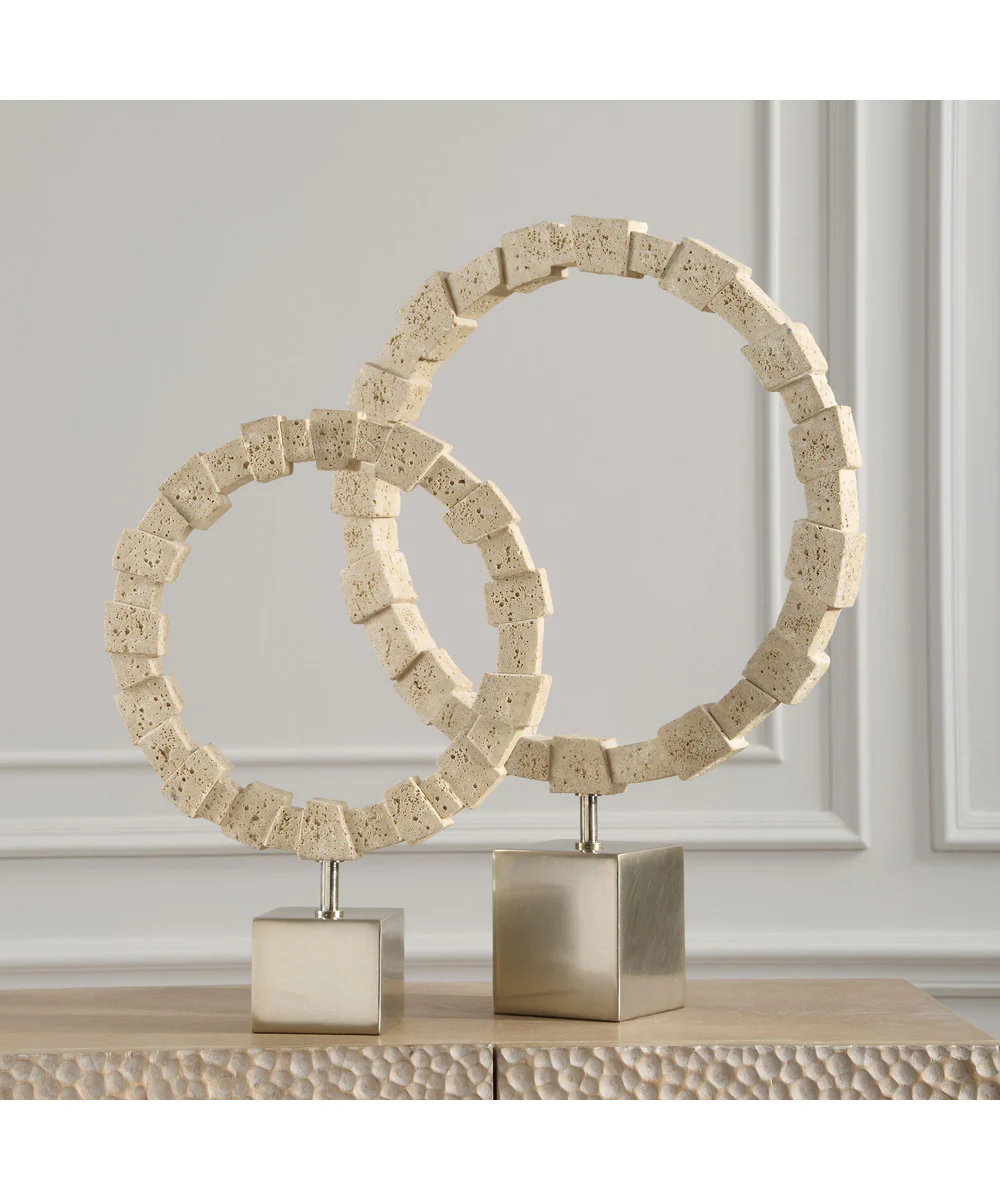 Ivory Fusion Stone Rings, Set of 2 - Image 3