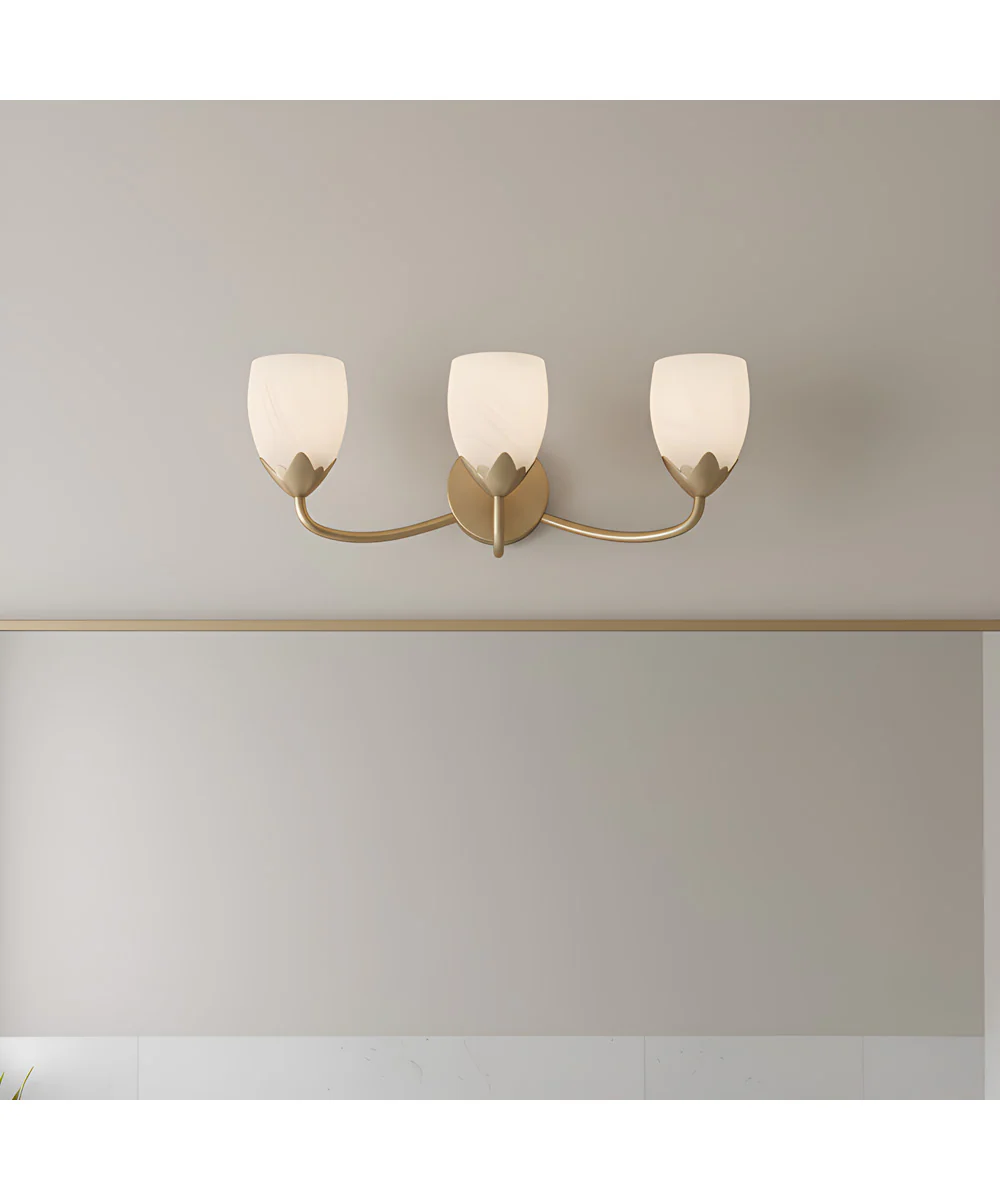 Jacobs 3-light Bath Light Bronze Gold - Image 2