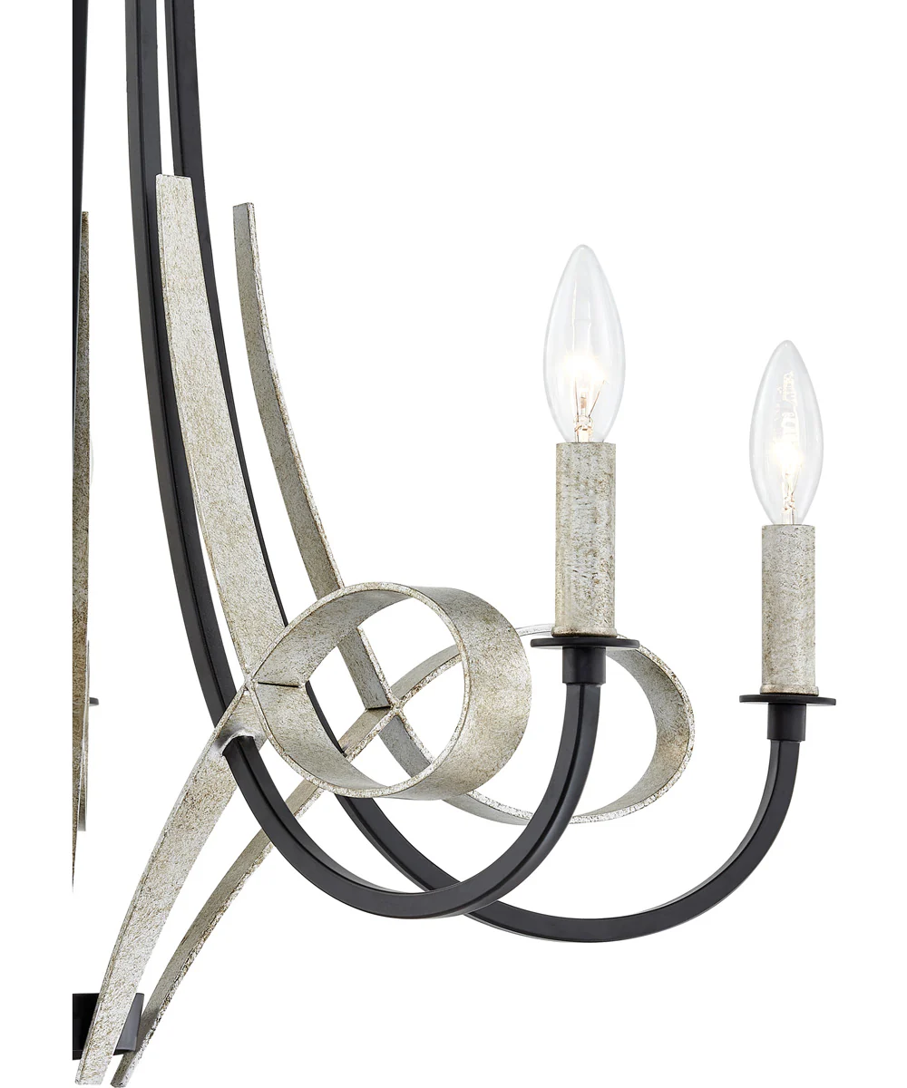 Jada 5-light Chandelier Matte Black - Image 6