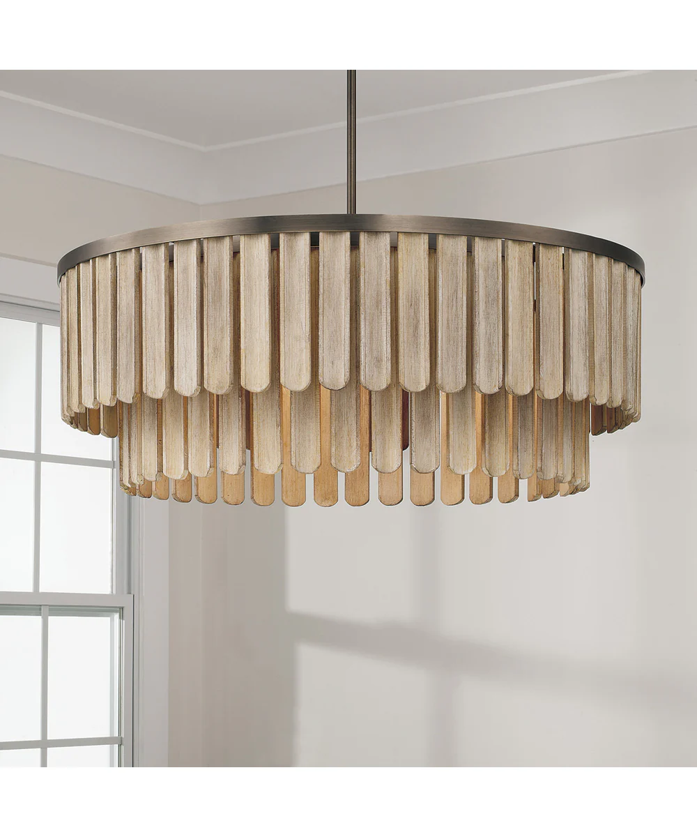 Jada 6-Light Pendant Dark Brass - Image 2
