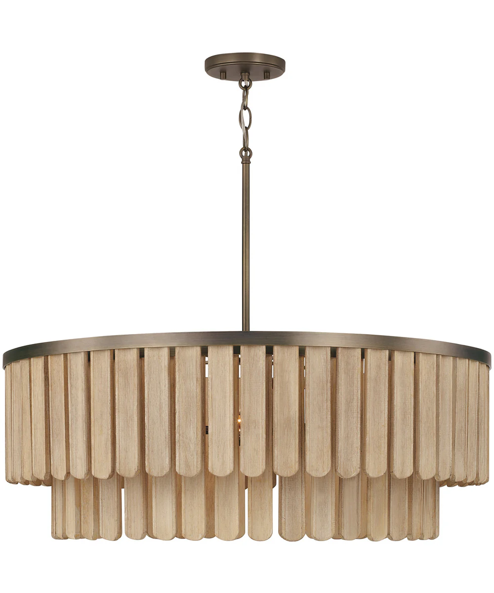 Jada 6-Light Pendant Dark Brass - Image 3