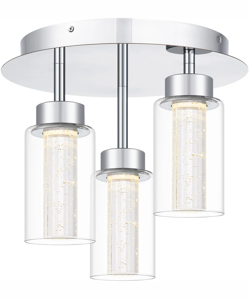 Jade Medium Flush Mount Polished Chrome - Image 2