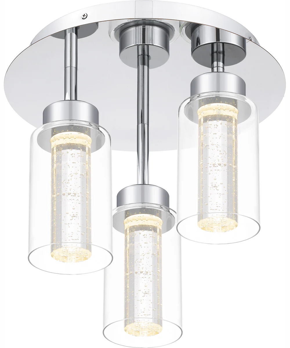 Jade Medium Flush Mount Polished Chrome - Image 5