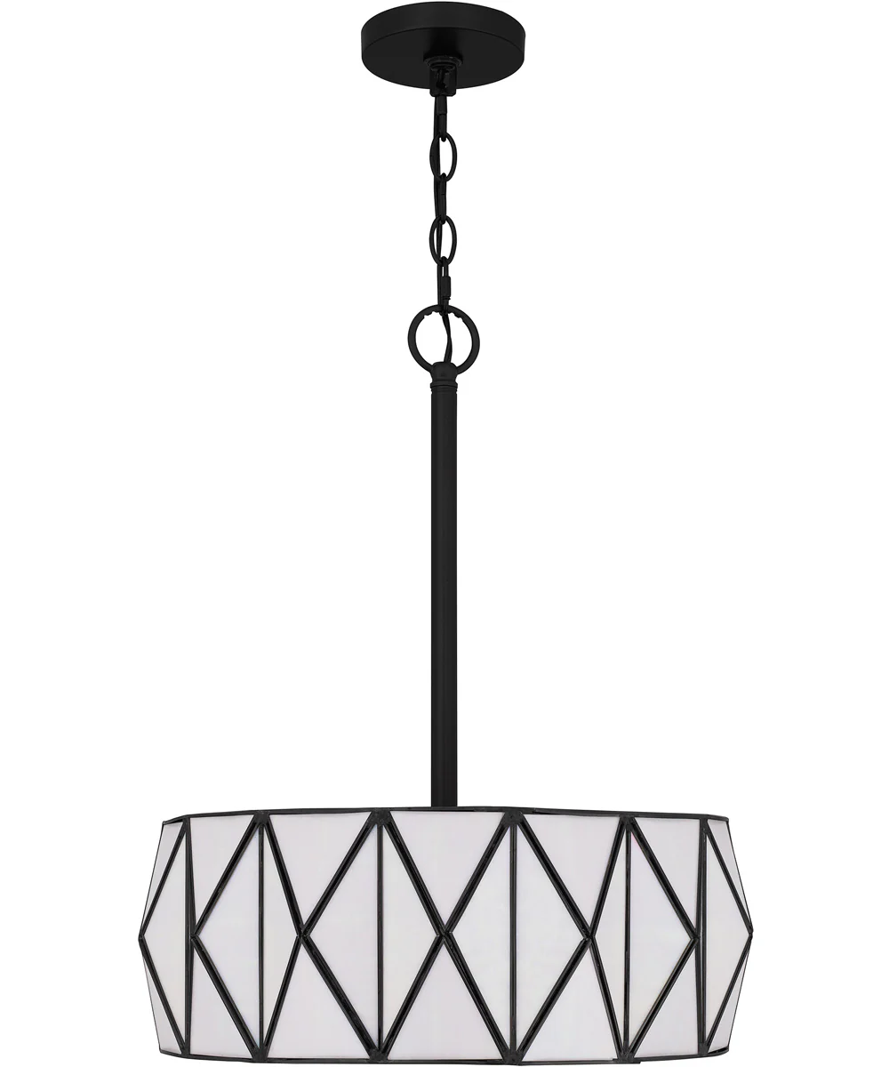 Jakarta 3-light Pendant Matte Black - Image 3