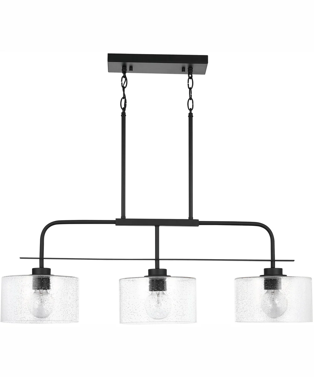 Jake 3-Light Island Matte Black