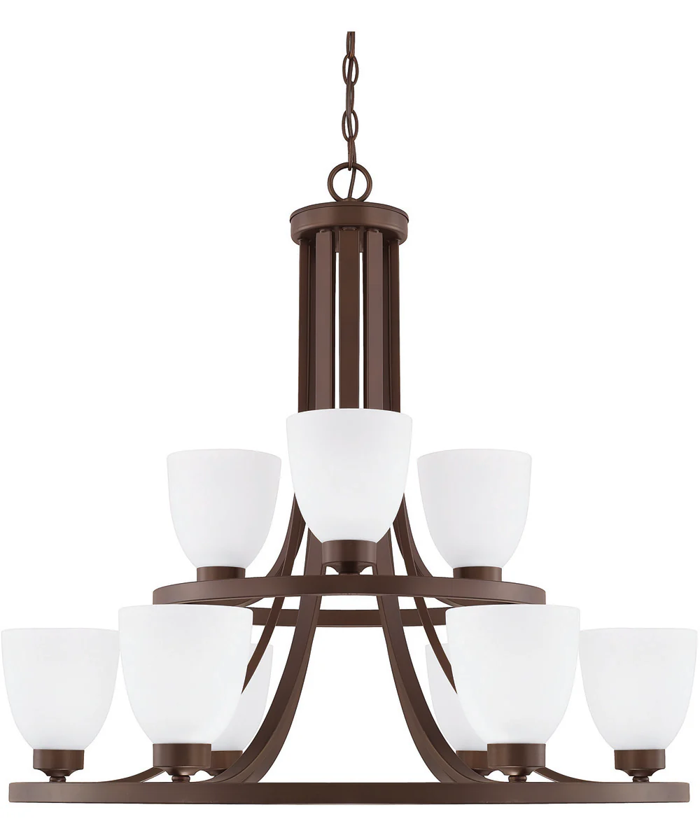 Jameson 9-Light Chandelier In Bronze