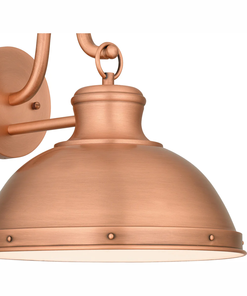 Jameson Medium 1-light Outdoor Wall Light Aged Copper - Image 6