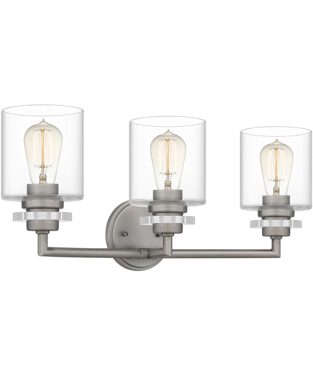 Jaspar Large 3-light Bath Light Antique Nickel - Image 4