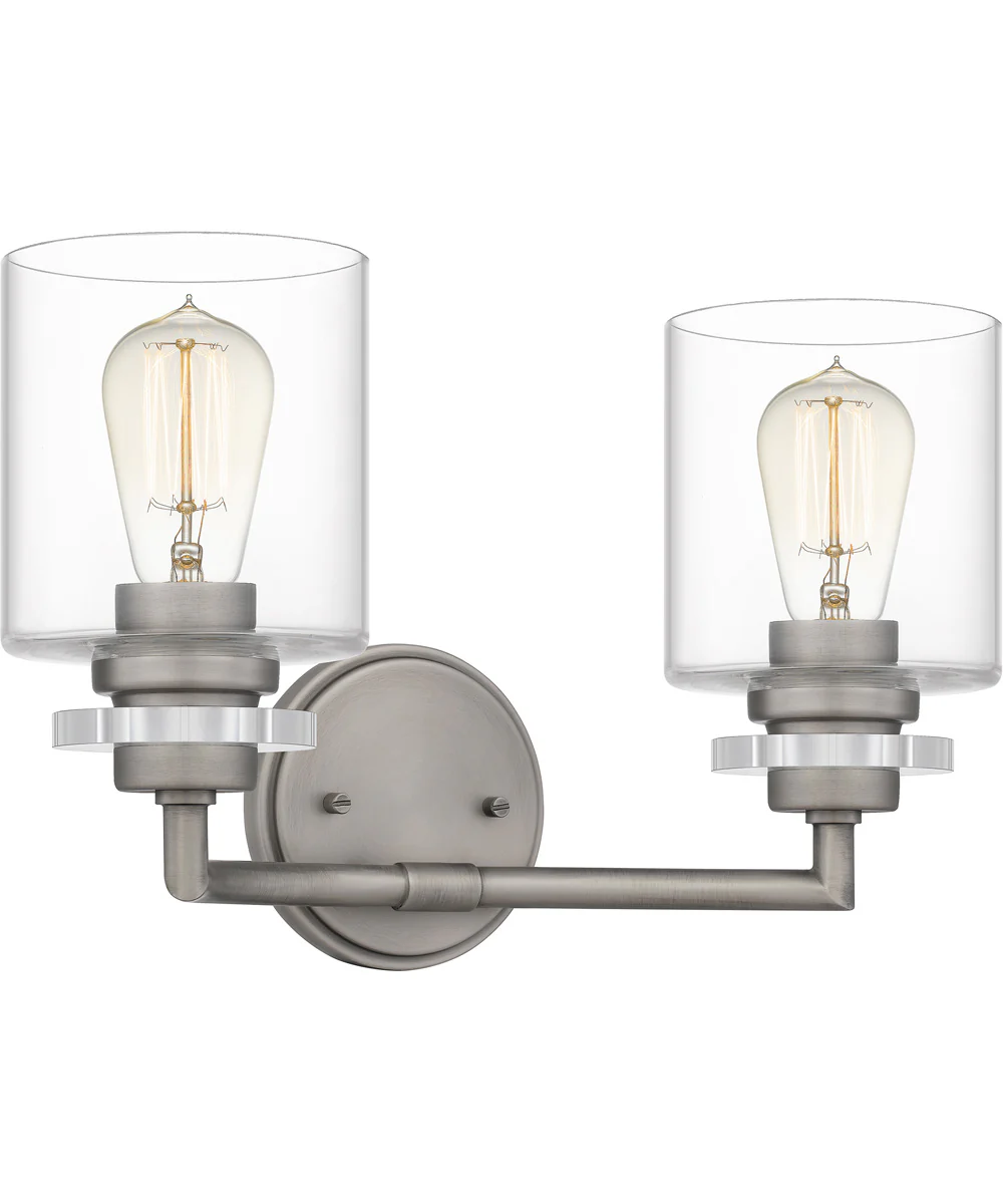 Jaspar Medium 2-light Bath Light Antique Nickel - Image 4