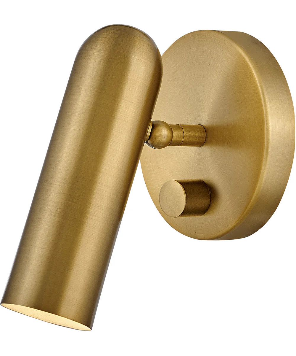 Jax LED-Light Small LED Sconce in Heritage Brass