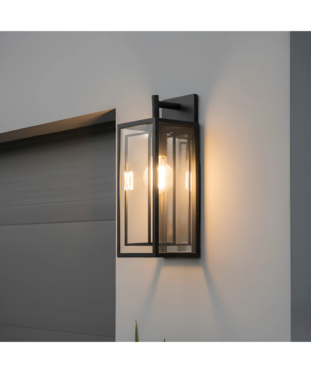 Jayce 1-light Outdoor Wall Light Matte Black - Image 2