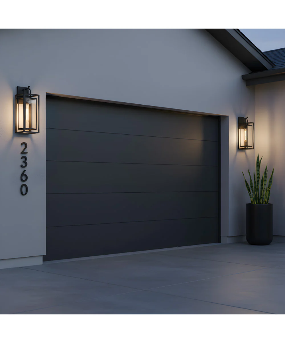 Jayce 1-light Outdoor Wall Light Matte Black - Image 3