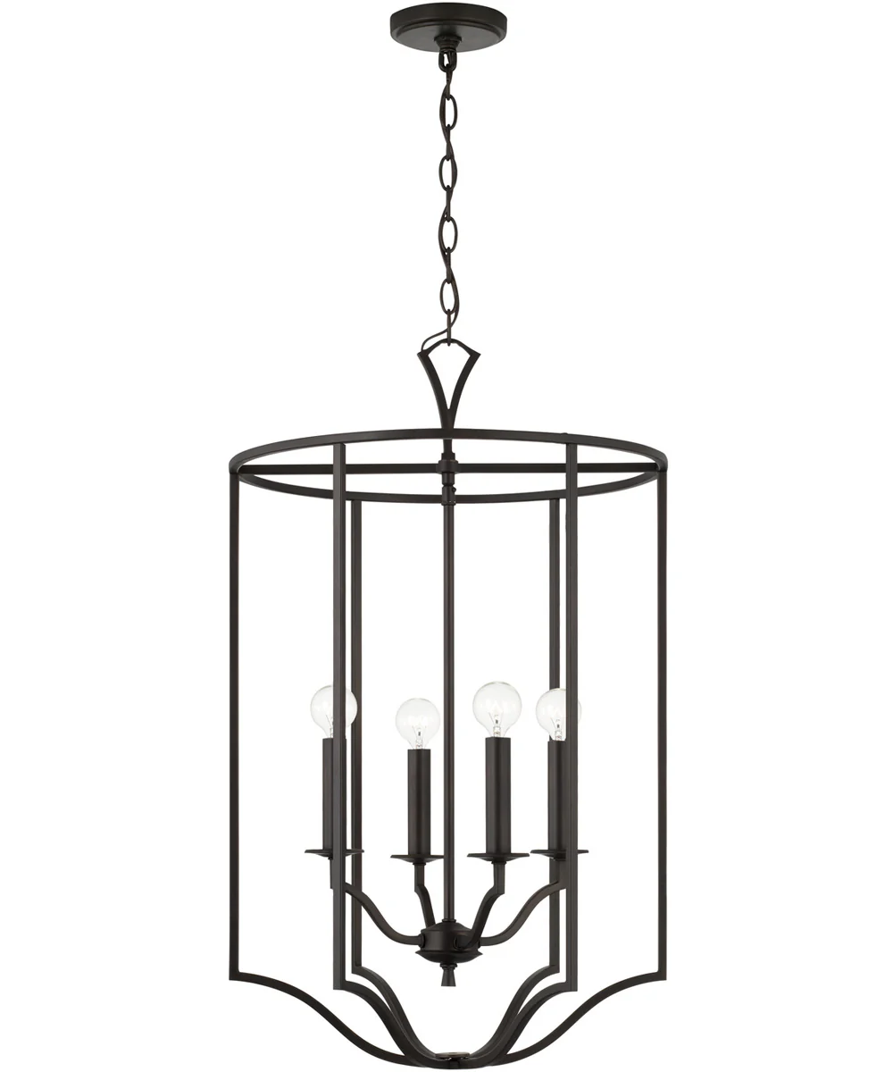 Jaymes 4-Light Foyer Old Bronze