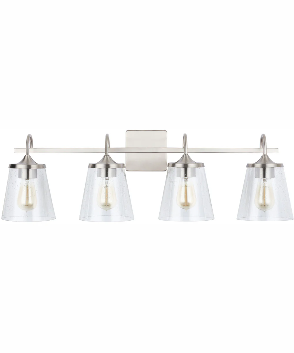 Jayne 4-Light Vanity Brushed Nickel