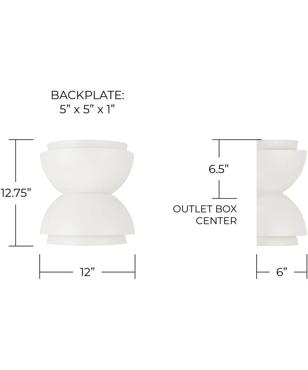 Jensen 2-Light Sconce Matte White - Image 5