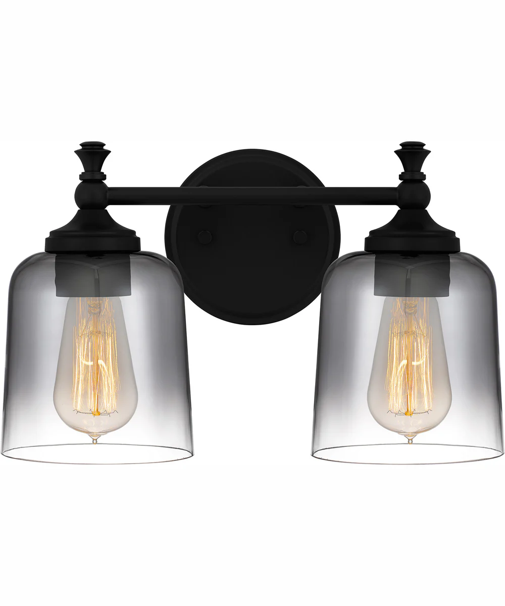 Jenson Medium 2-light Bath Light Matte Black - Image 2