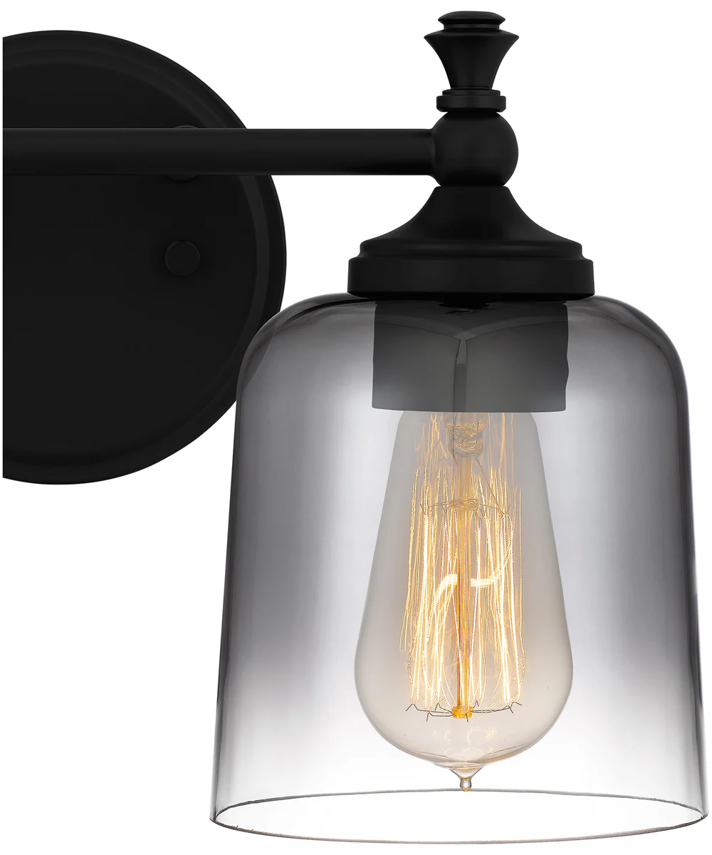 Jenson Medium 2-light Bath Light Matte Black - Image 6