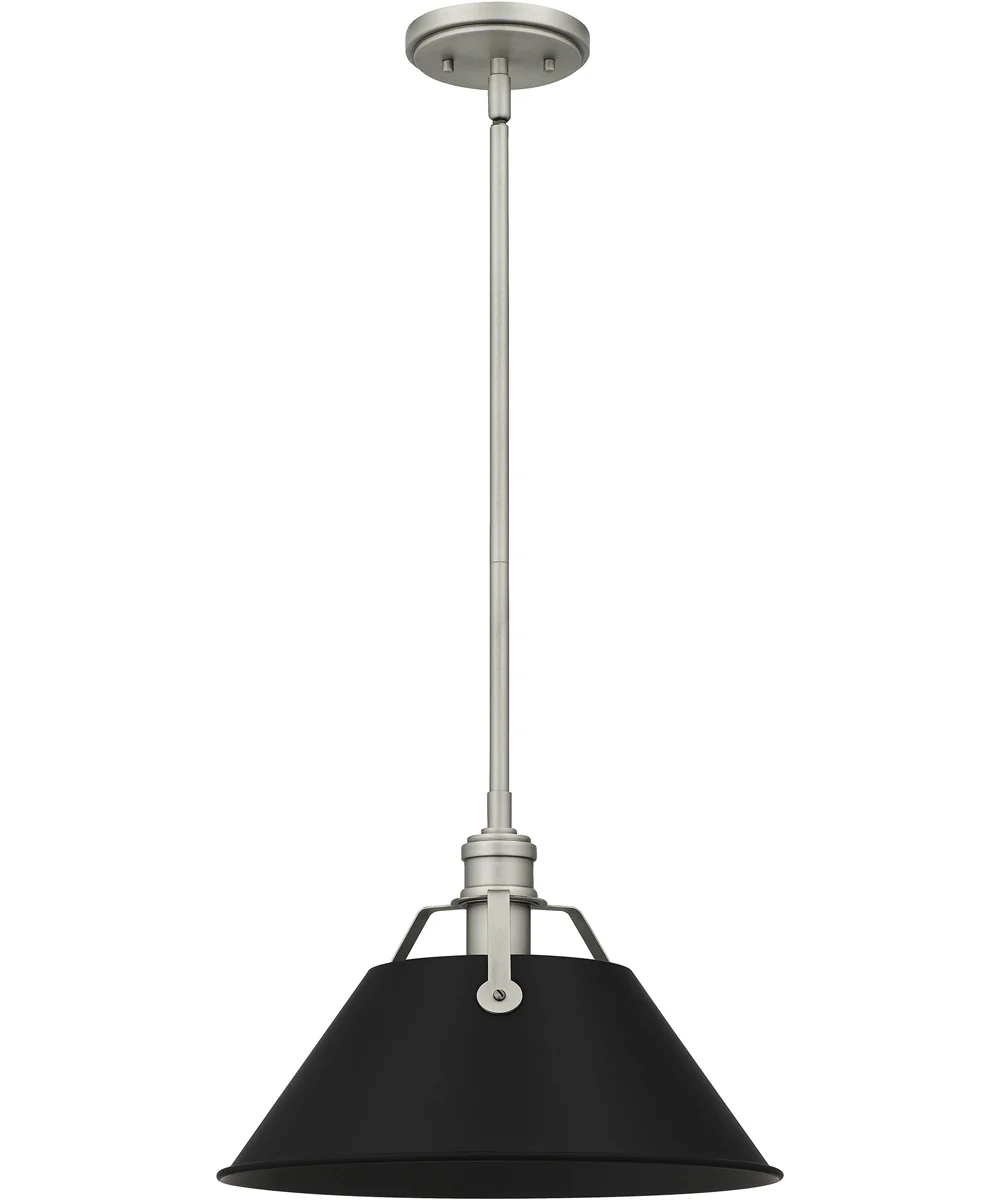 Jessup Small 1-light Mini Pendant Antique Nickel - Image 3