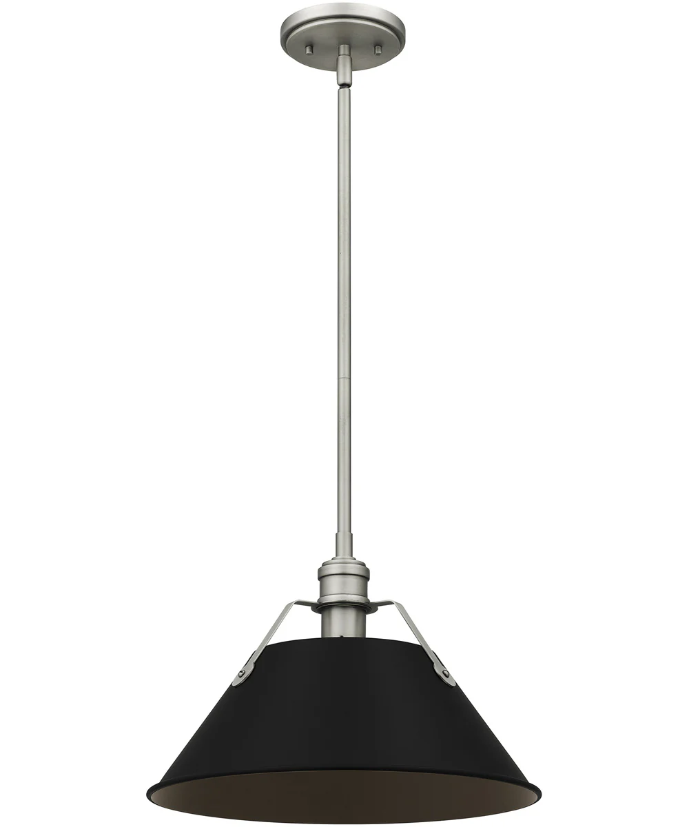 Jessup Small 1-light Mini Pendant Antique Nickel - Image 4