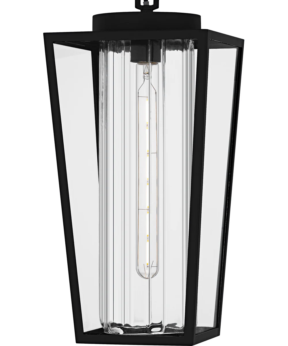Jett Large 1-light Outdoor Pendant Light  Coastal Armour Aluminum Matte Black - Image 5
