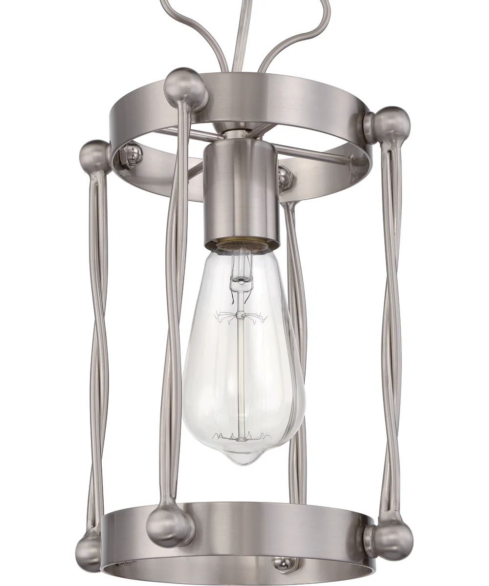Jolenne 1-Light Mini Pendant Brushed Polished Nickel - Image 5
